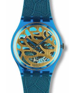 Swatch Gent Blue Leaves GN104