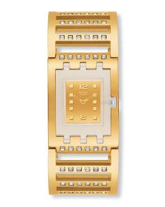Swatch Square Brillant Bangle Gold SUBM107G