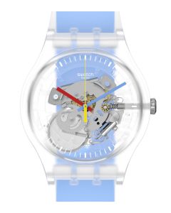 Swatch New Gent Clearly Blue Striped SUOK156