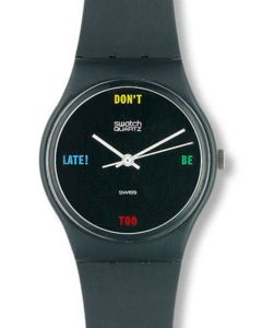 Swatch Gent Dont be too late GA100