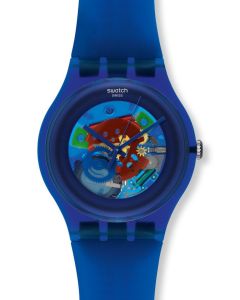 Swatch New Gent INDIGO LACQUERED SUON101