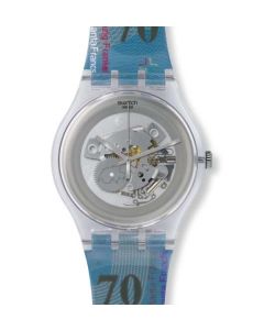 Swatch New Gent Special SEPTANTE BLUE / SWISS NATIONALBANK SUOZ181
