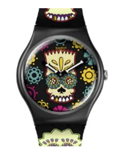 Swatch New Gent Special MIRO'S WOMAN & BIRD IN THE MOONLIGHT SO29Z136