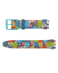 Swatch Armband Quilted Time ASUOS108