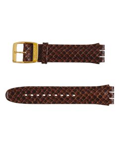 Swatch Armband Snaky Leather Brown AYCG001