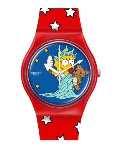Swatch Gent Little Lady Liberty - The Simpsons SO28Z120