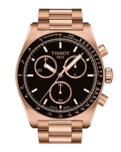 tissot t-sport pr516 chronograph roségold black metal t1494173305100