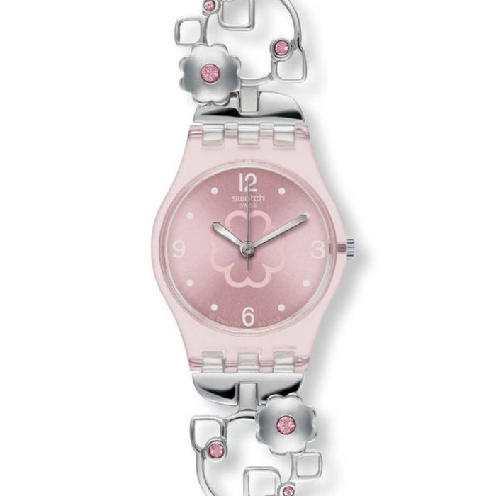 Swatch Lady SILVER FLOWERS LP130G