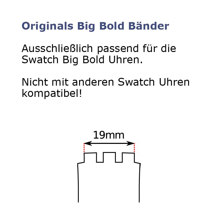 Swatch Armband Big Bold Bape Swiss Edition ASO27Z704